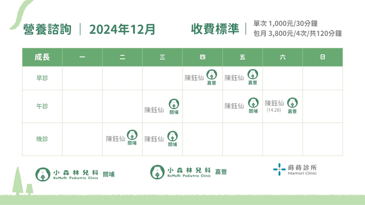 12月營養諮詢門診表_20241121更